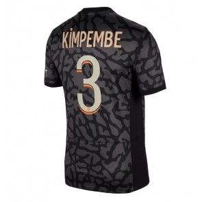 Paris Saint-Germain Presnel Kimpembe #3 Rezervni Dres 2023-24 Kratak Rukavima